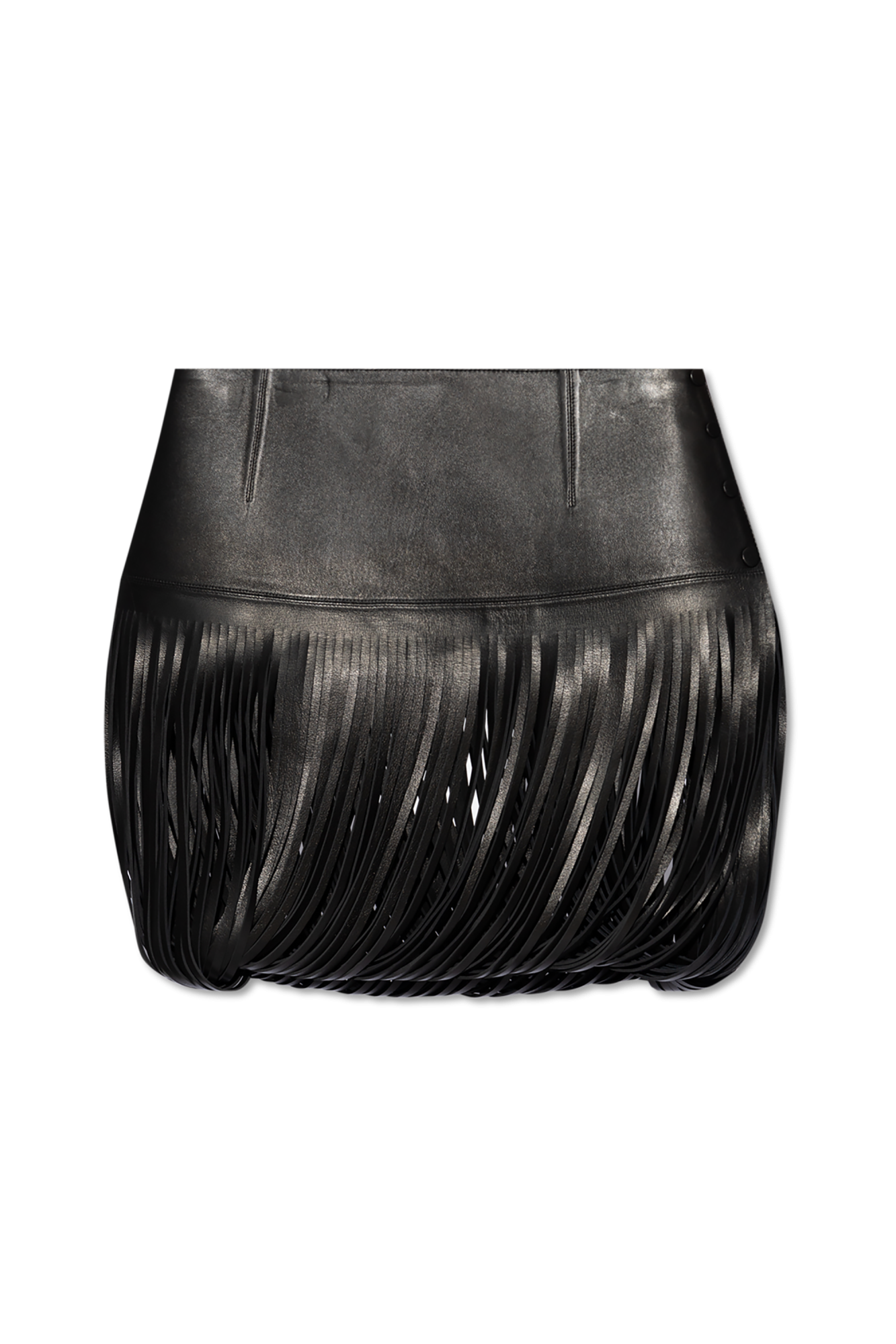 Alaïa Leather skirt with fringes | Women's Clothing | Vitkac